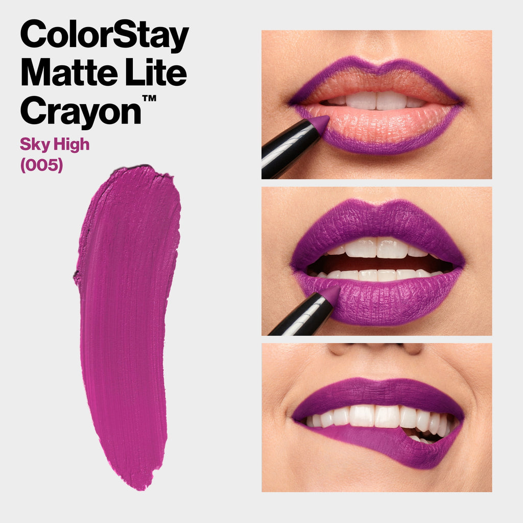 Revlon ColorStay Matte Lite Crayon, 005 Sky High, 0.049 oz