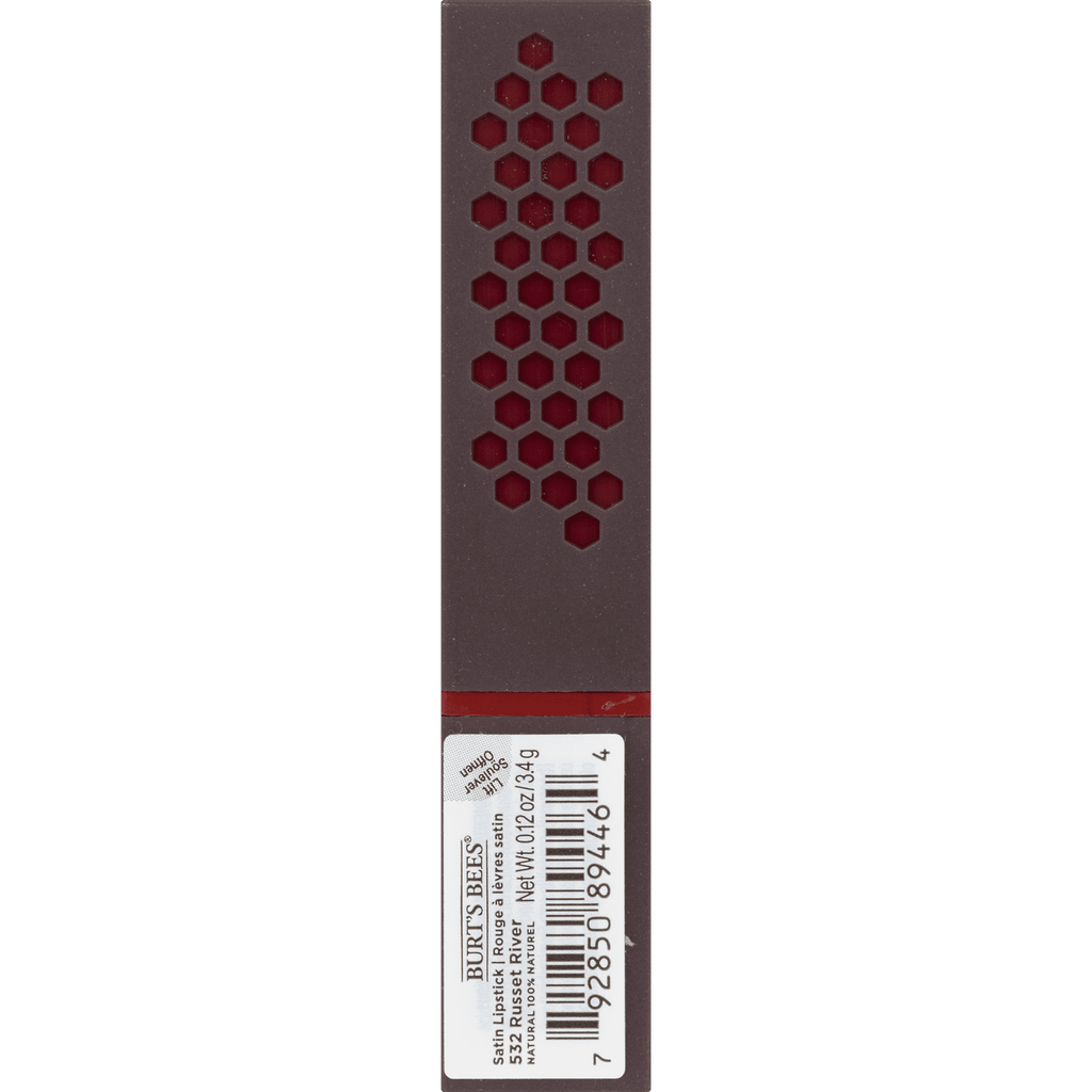 Burt's Bees 100% Natural Moisturizing Lipstick, Russet River, 1 Tube