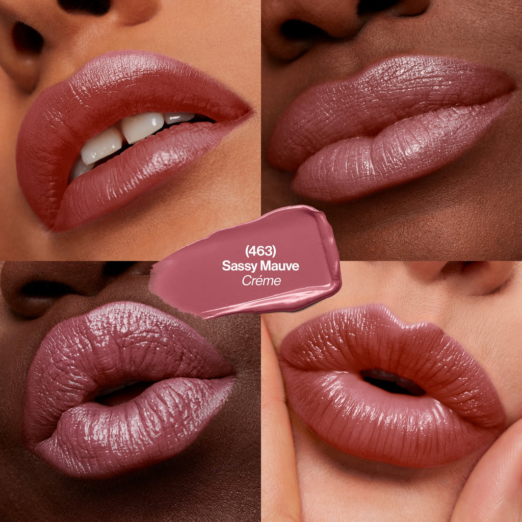 Revlon Super Lustrous Creme Lipstick, Creamy Formula, 463 Sassy Mauve, 0.15 oz