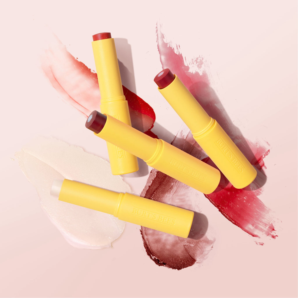 Burts Bees Boosted Tinted Lip Balm Variety Pack, Misty Mauve and Sheer Plus, 2 Pack, 0.16 oz