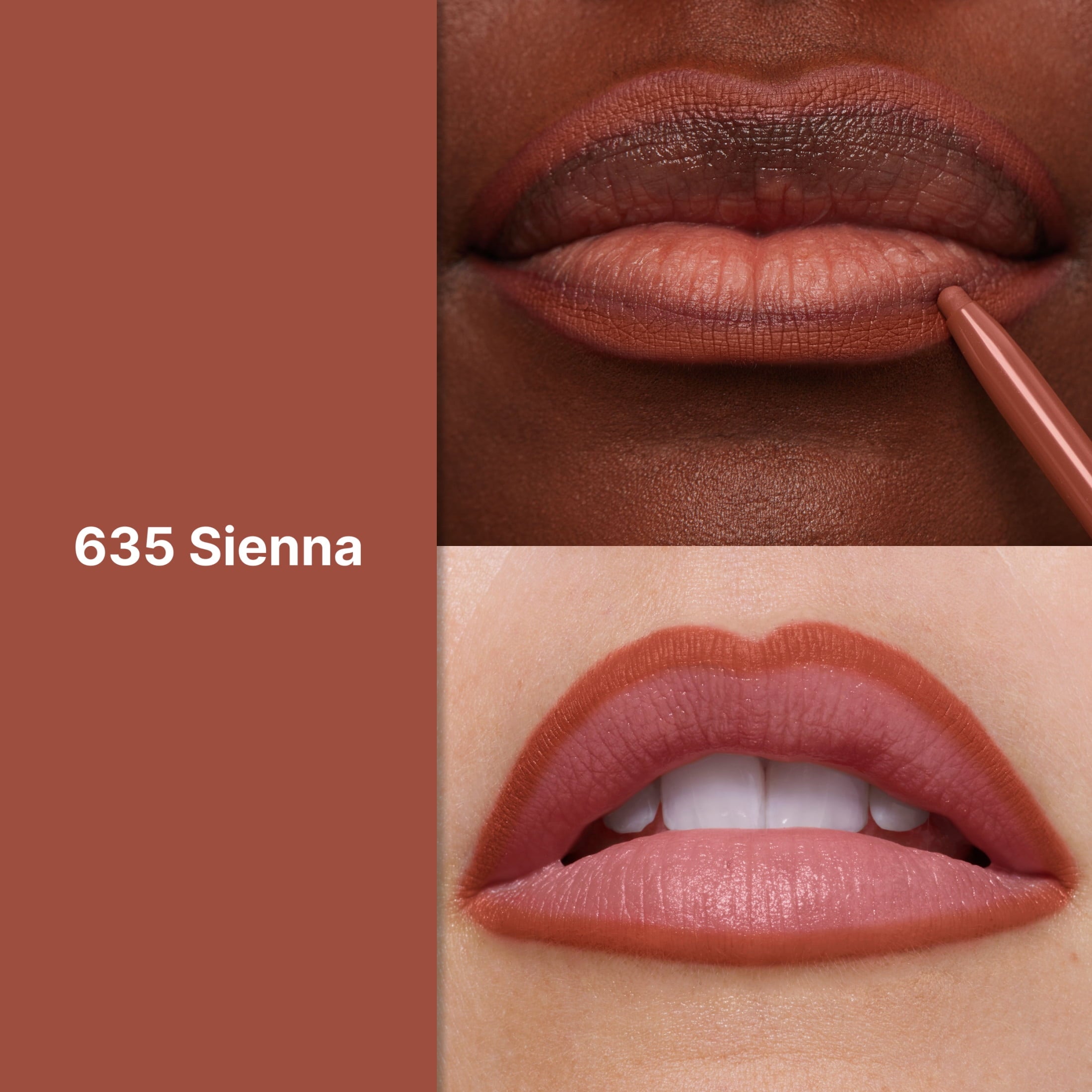(3 pack) Revlon ColorStay Longwear Lip Liner Pencil, 635 Sienna, 0.01 oz