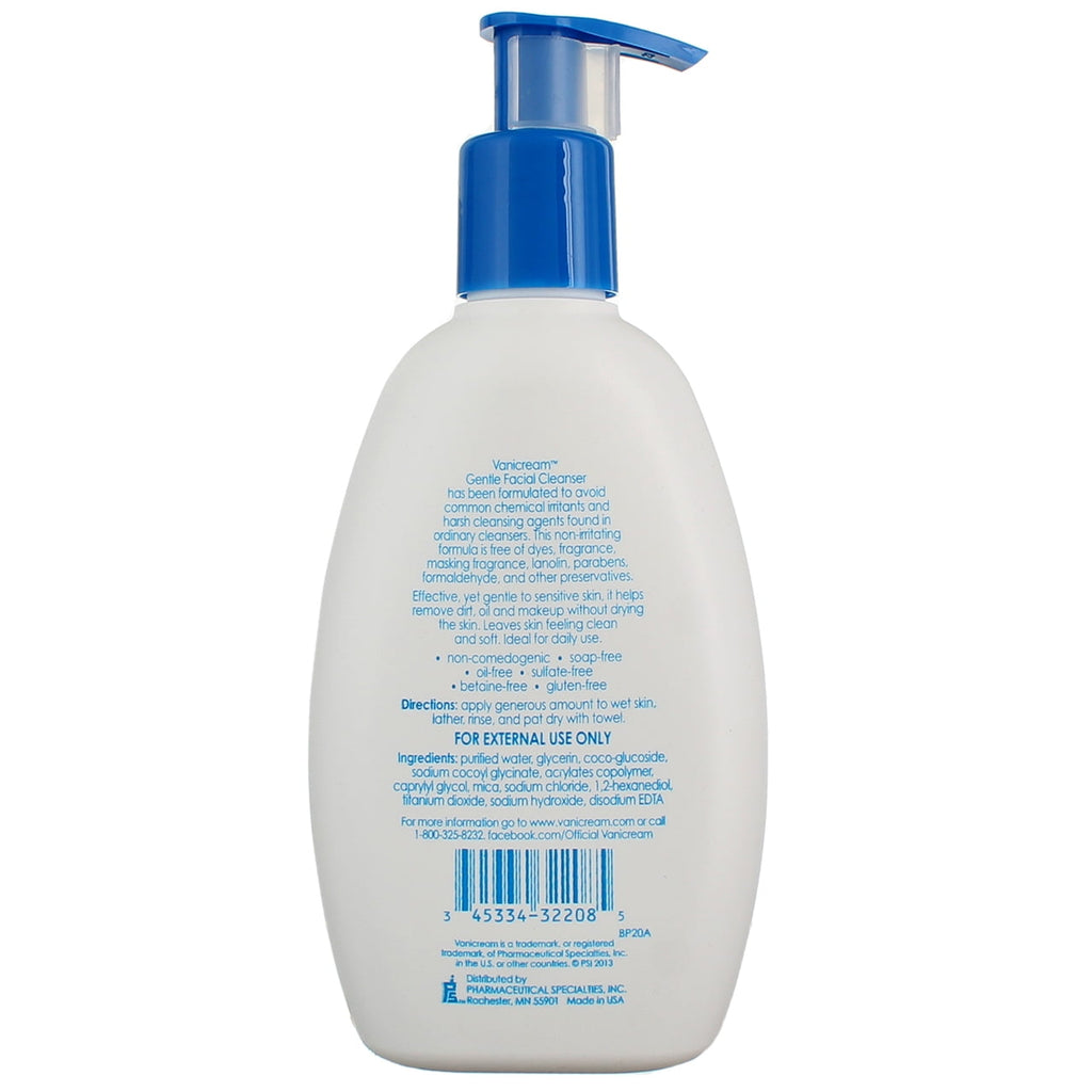 6 Pack Vanicream Liquid Basic Cleansing Gentle Facial Cleanser 8 oz Each