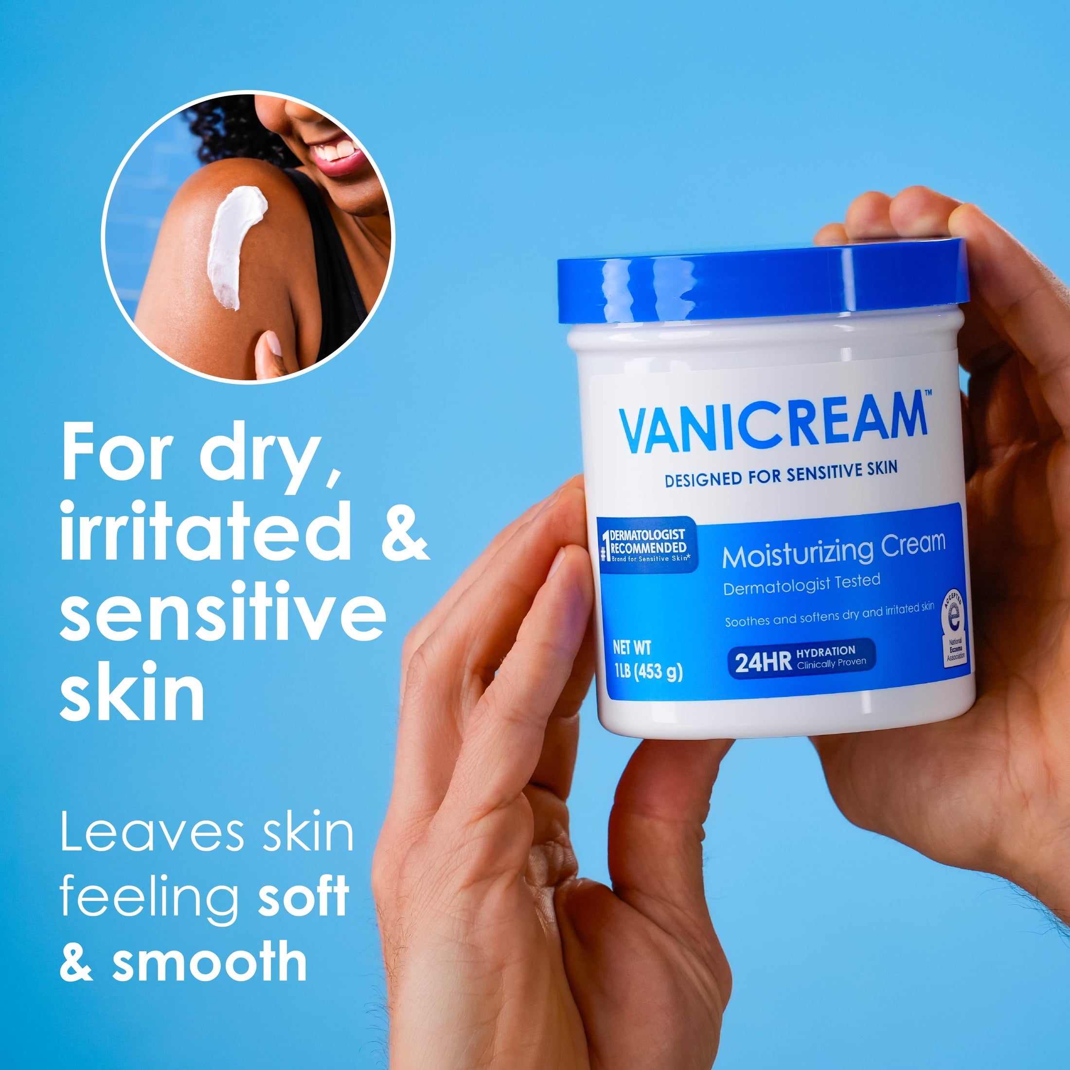 Vanicream Moisturizing Skin Cream for Sensitive Skin 16 oz