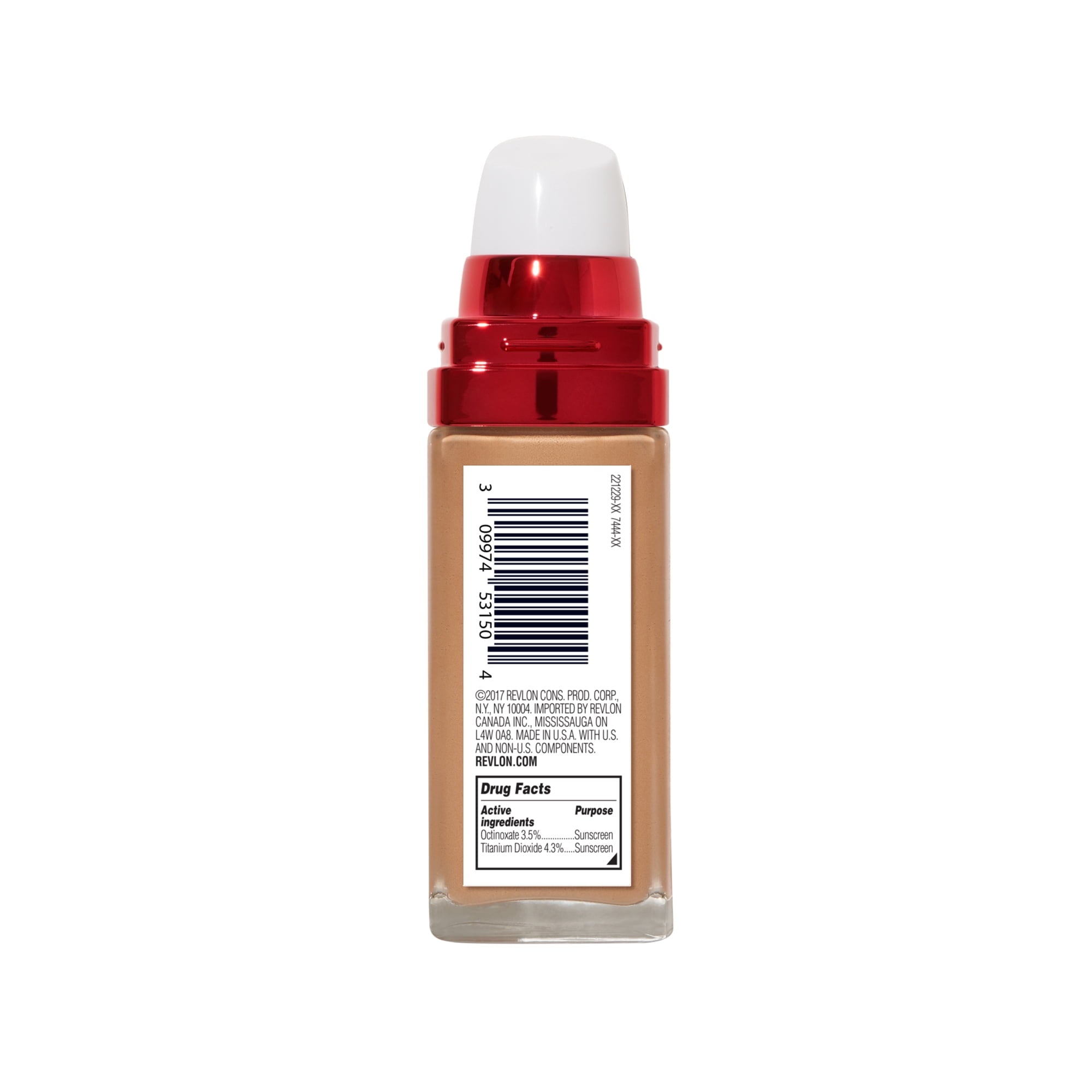Revlon Age Defying 3X Cream Foundation Makeup, SPF 20, Honey Beige, 1 fl oz