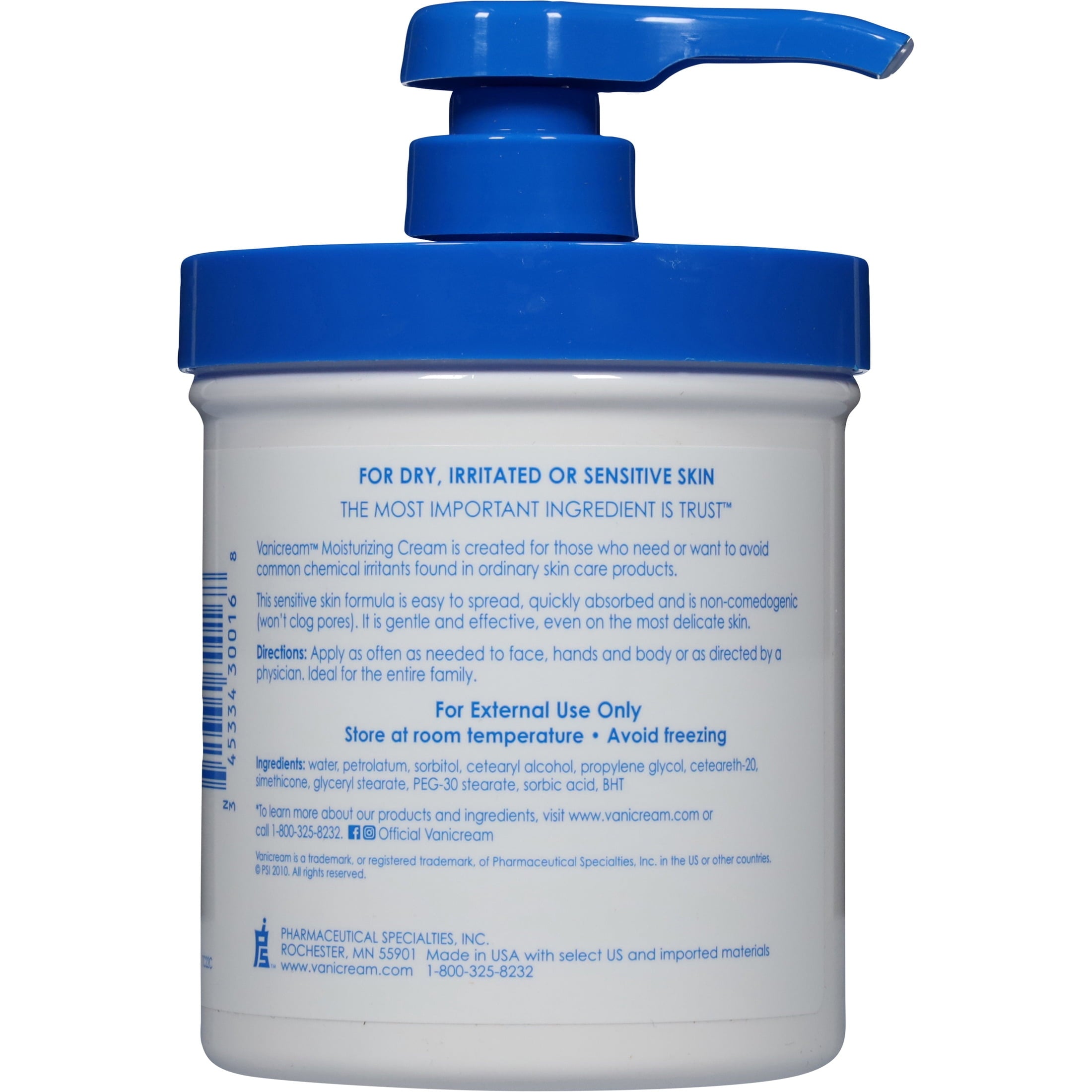 Vanicream Moisturizing Skin Cream Rich and Fragrance-Free