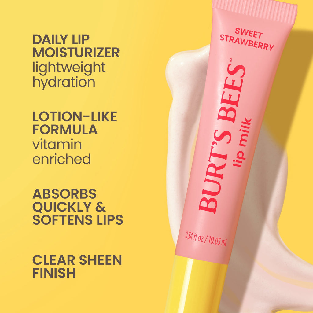 Burt's Bees Lip Milk Lip Serum, Sweet Strawberry