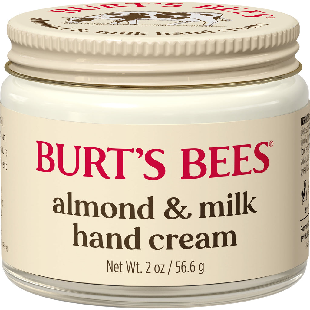 Burt's Bees Almond and Milk Hand Cream for Dry Skin, 2 Oz