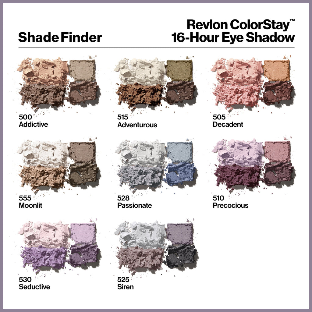 Revlon ColorStay 16-Hour Eye Shadow, 528 Passionate - 0.093 oz