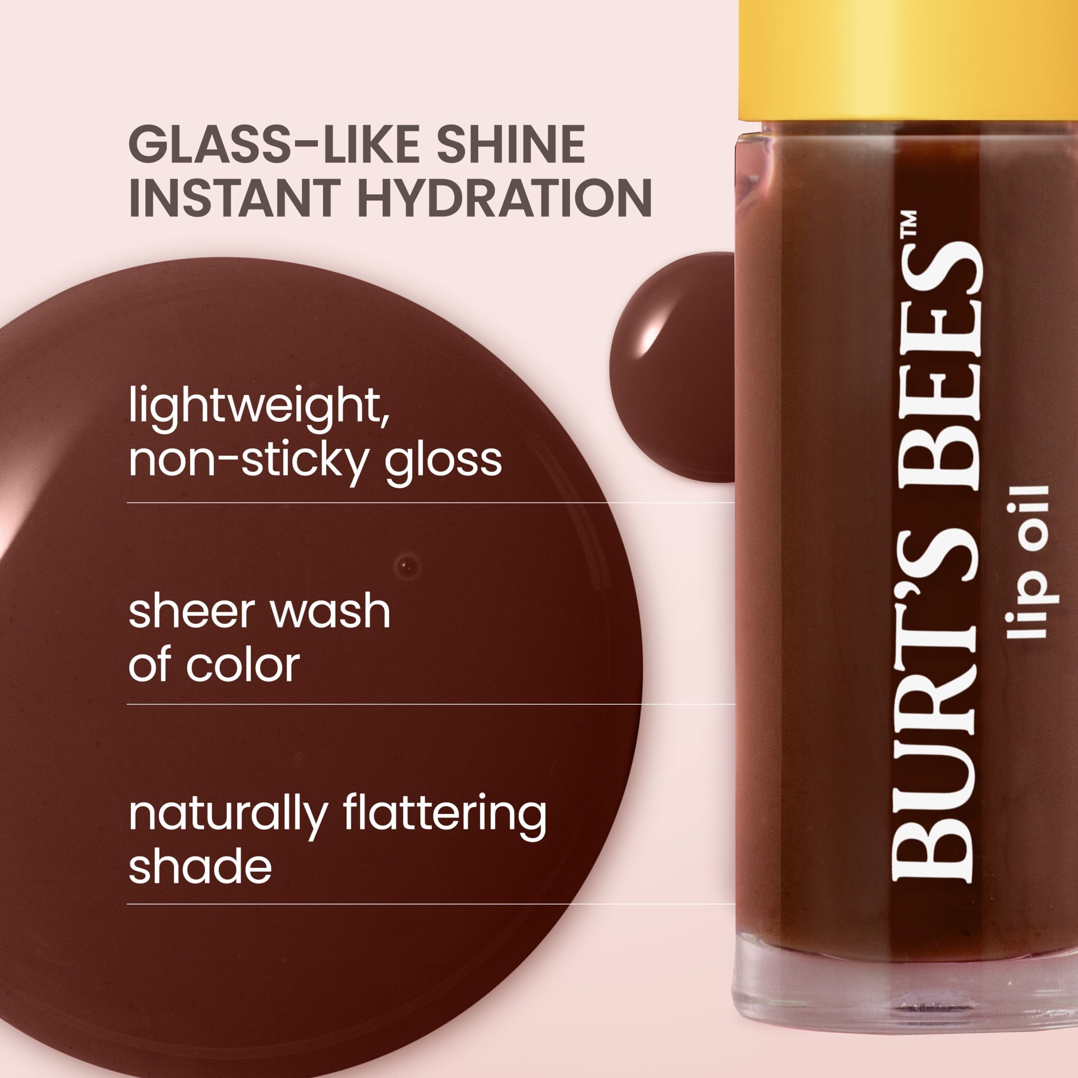 Burt's Bees Lip Oil Lip Gloss, Golden Hour