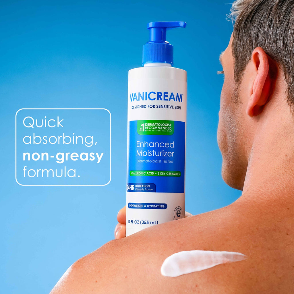 Vanicream Enhanced Moisturizer with Ceramides and Hyaluronic Acid Designed for Sensitive Skin