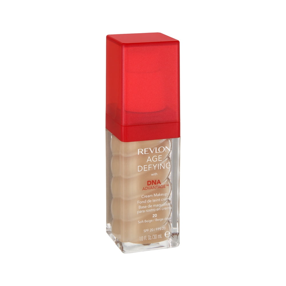 Revlon Age Defying with DNA Advantage Soft Beige Cream Makeup, 1.0 FL OZ