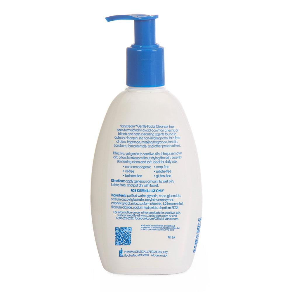 Vanicream Liquid Basic Cleansing Gentle Facial Cleanser 8 oz