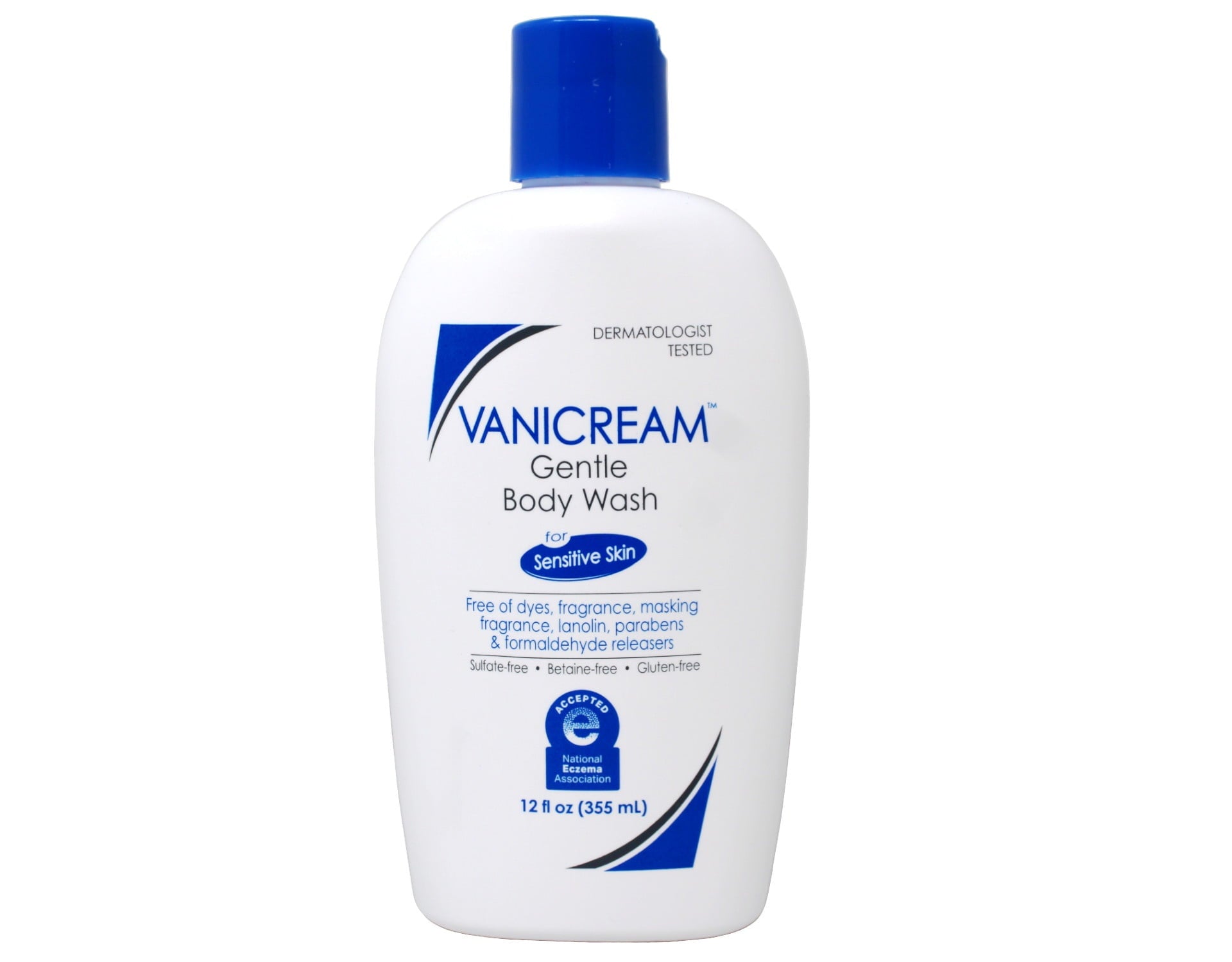 Vanicream Gentle Body Wash for Sensitive Skin, 12 Oz & Moisturizing Lotion with Pump, 16 Oz