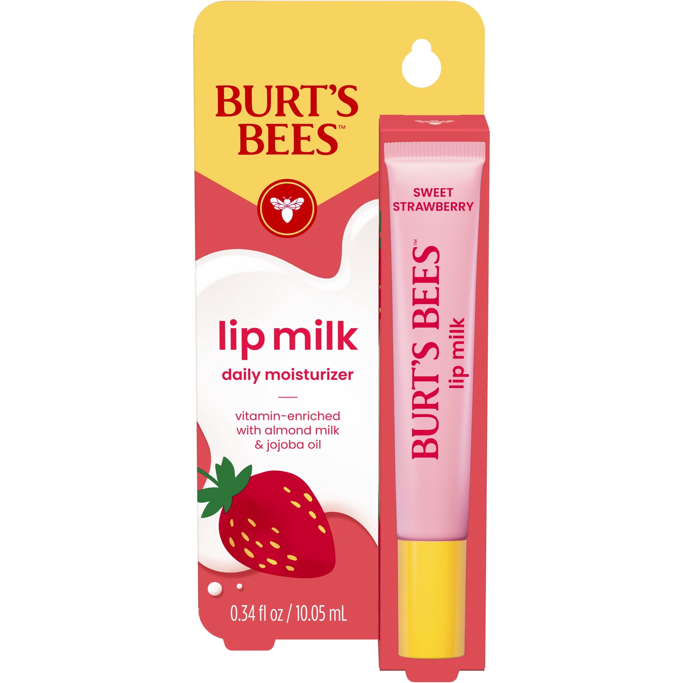 Burt's Bees Lip Milk Lip Serum, Sweet Strawberry