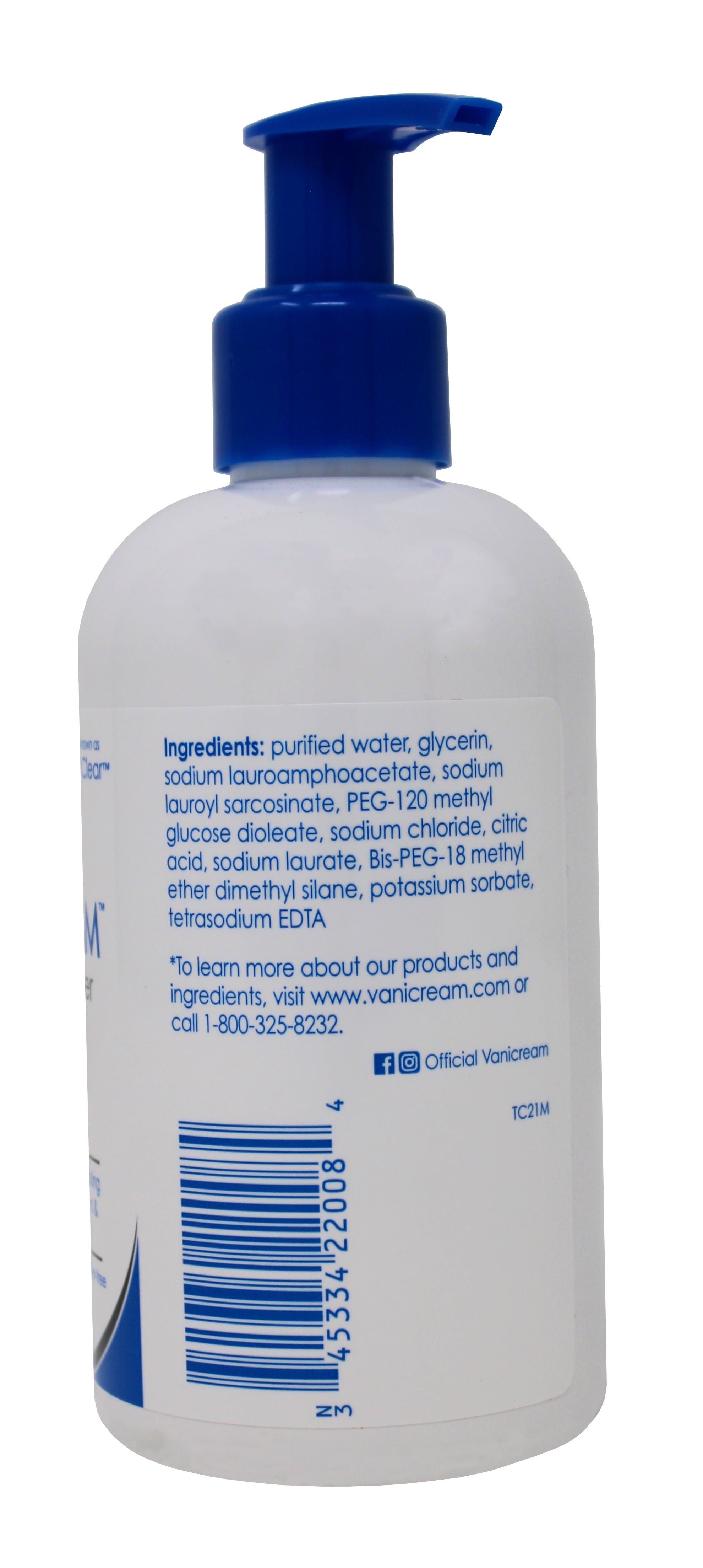 Vanicream Free and Clear Liquid Cleanser 8 Oz