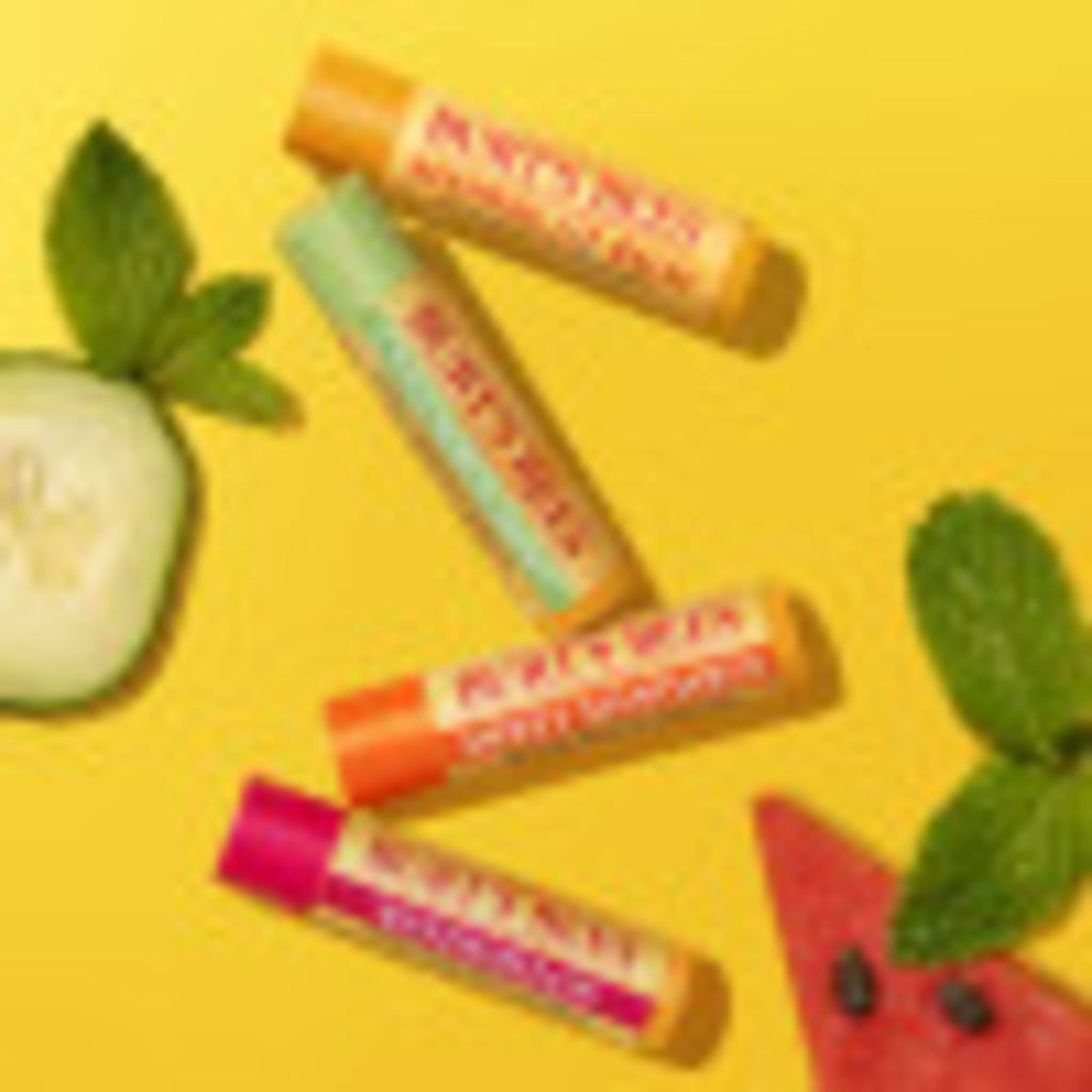Burt's Bees Lip Balm Pack, Freshly Picked 4 Pack, 0.15 Ounce Tubes
