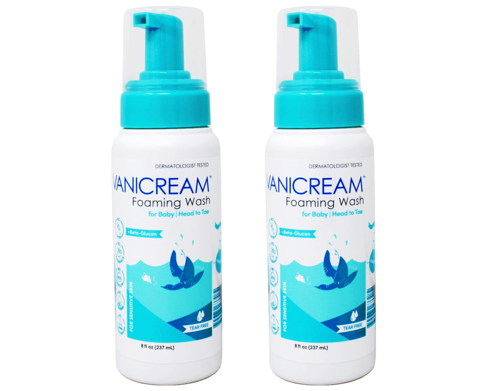 2 Pack - Vanicream Foaming Wash for Baby - 8oz - Formulated Without Common Irritants for Those with Sensitive Skin