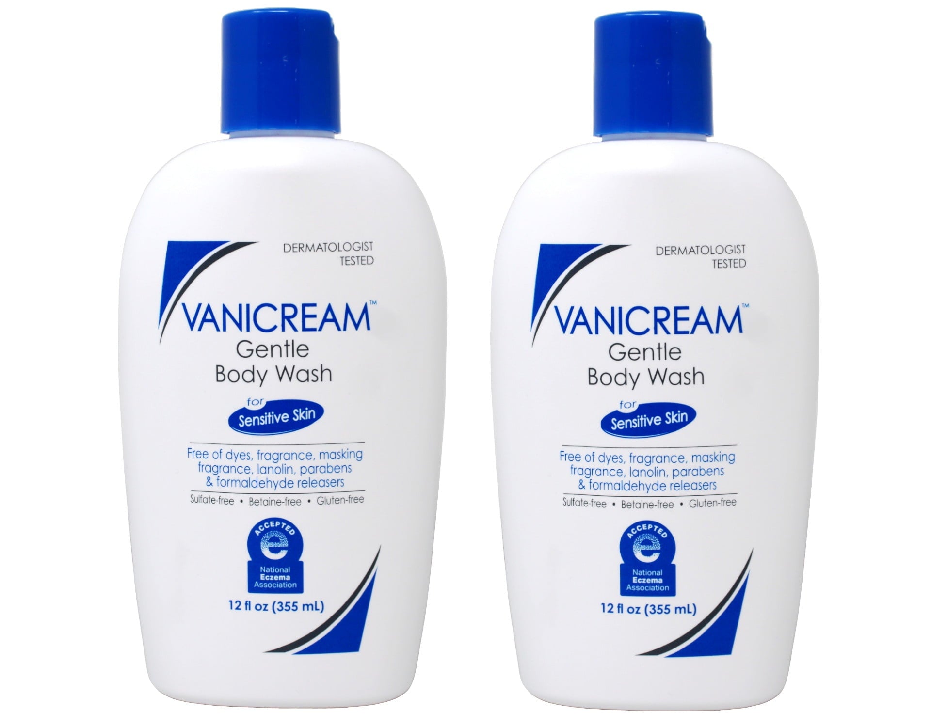 2 Pack - Vanicream, Gentle Body Wash, For Sensitive Skin, Fragrance Free, 12 fl oz (355 ml)