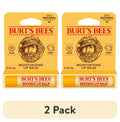 (2 pack) Burt's Bees 100% Natural Origin Moisturizing Beeswax Lip Balm, Peppermint, 1-Pack, 0.15 oz