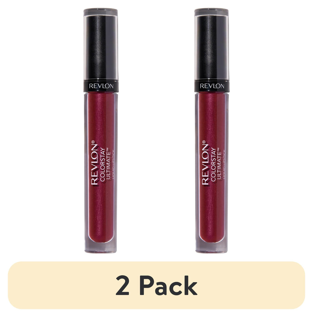 (2 pack) Revlon ColorStay Ultimate Lightweight Satin Liquid Lipstick, 0.1 fl oz