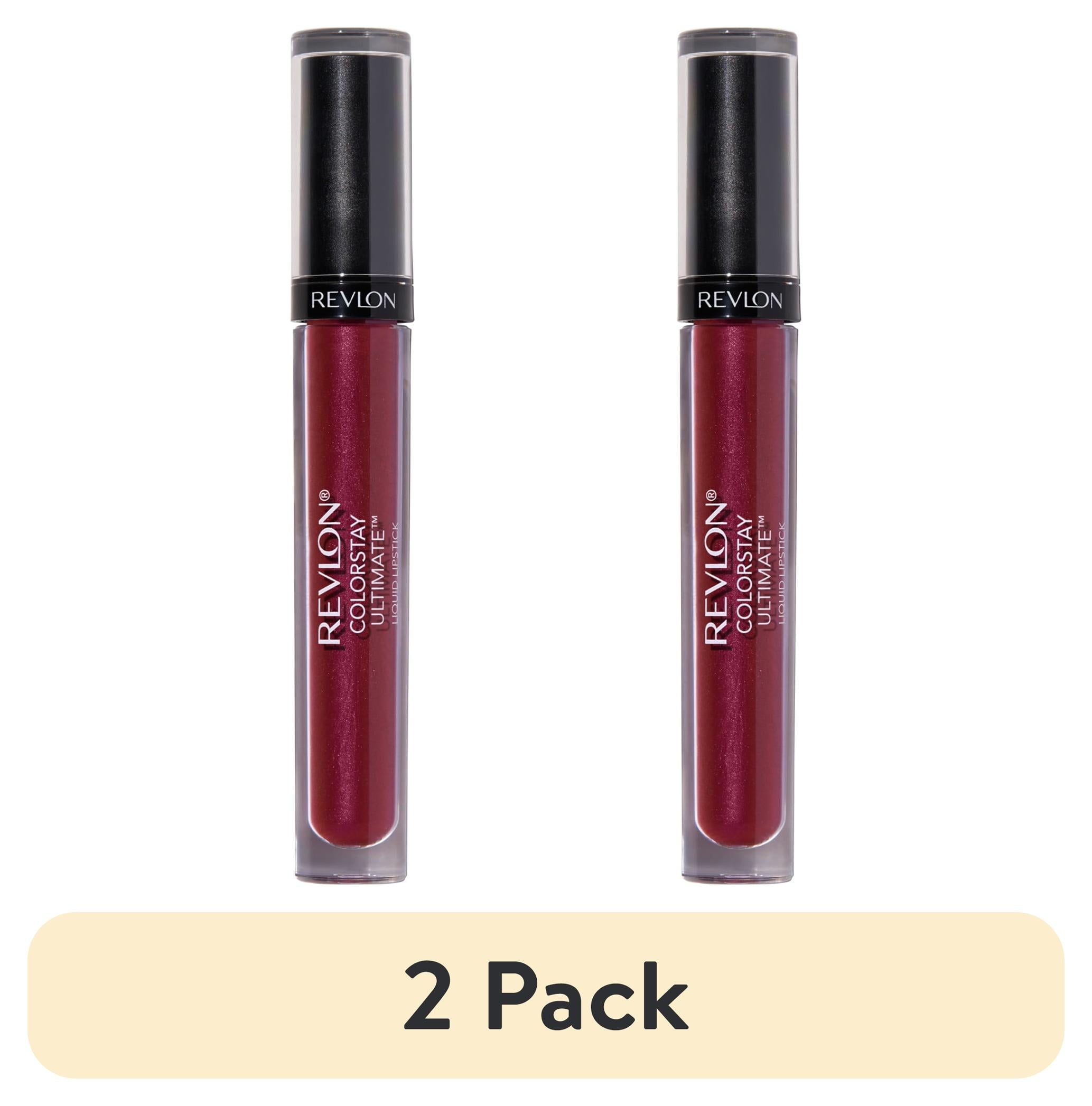 (2 pack) Revlon ColorStay Ultimate Lightweight Satin Liquid Lipstick, 0.1 fl oz