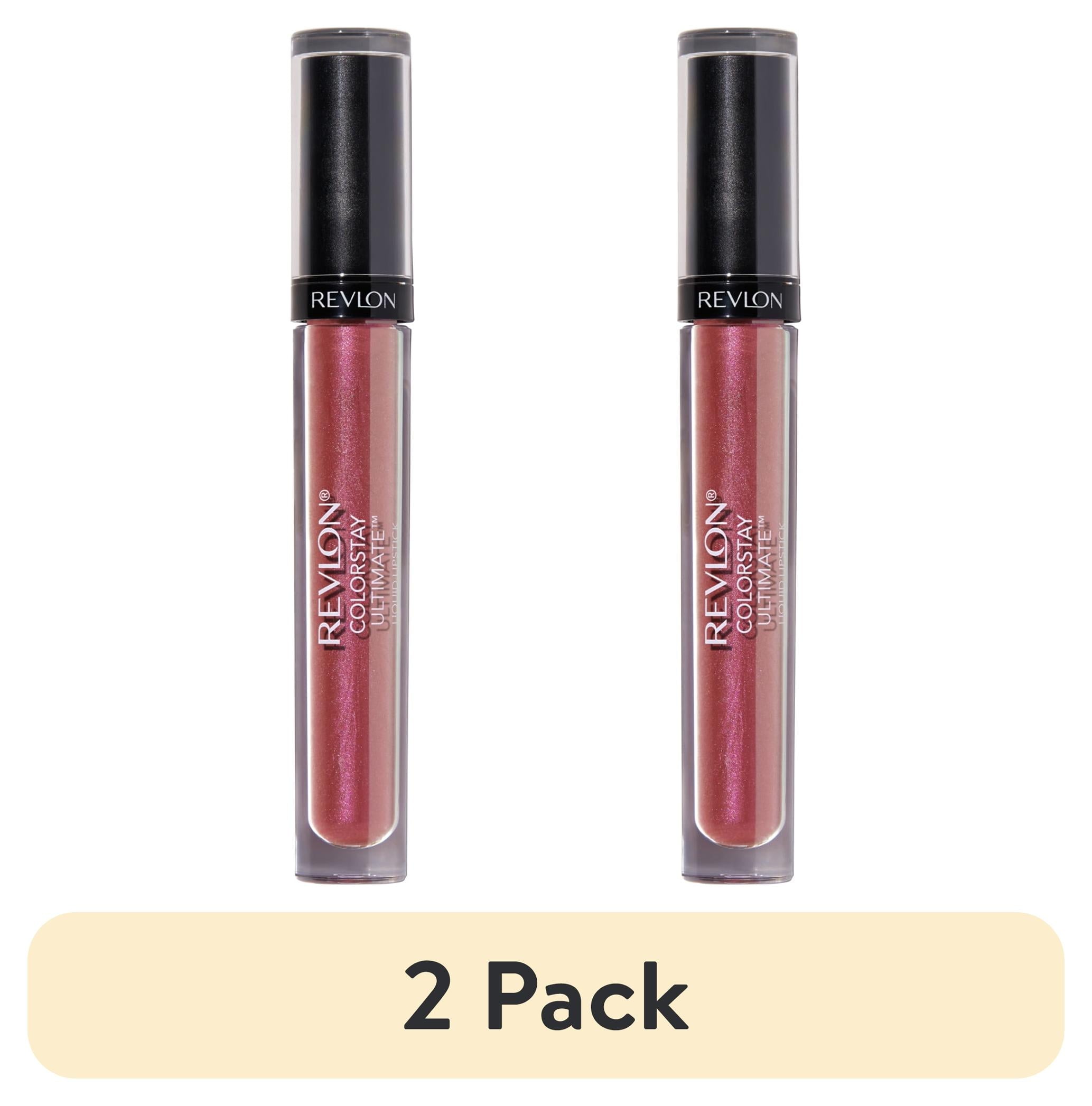 (2 pack) Revlon ColorStay Ultimate Lightweight Satin Liquid Lipstick, 0.1 fl oz