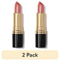 (2 pack) Revlon Super Lustrous Pearl Lipstick, Creamy Formula, 801 After Glow, 0.15 oz