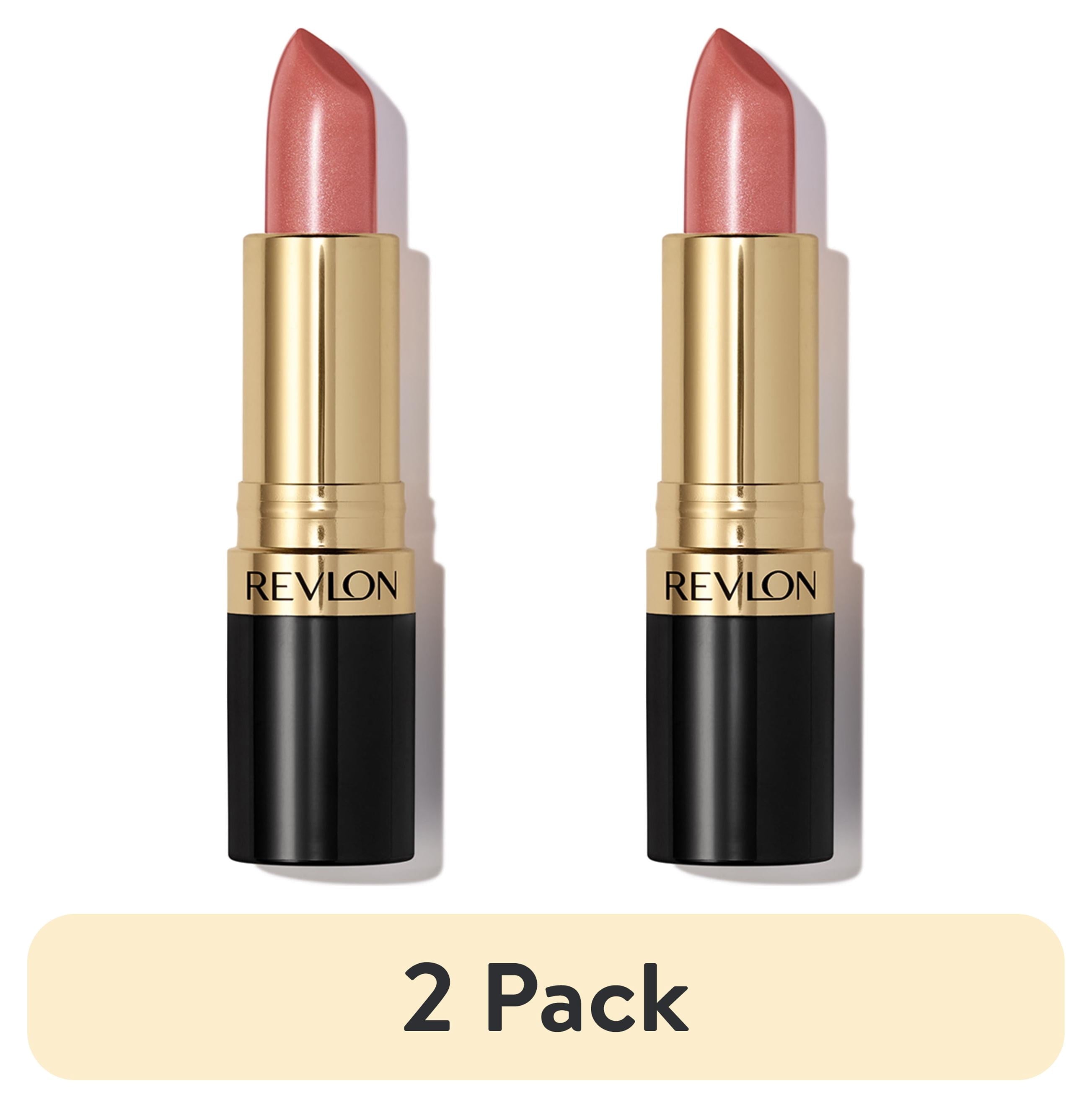 (2 pack) Revlon Super Lustrous Pearl Lipstick, Creamy Formula, 801 After Glow, 0.15 oz