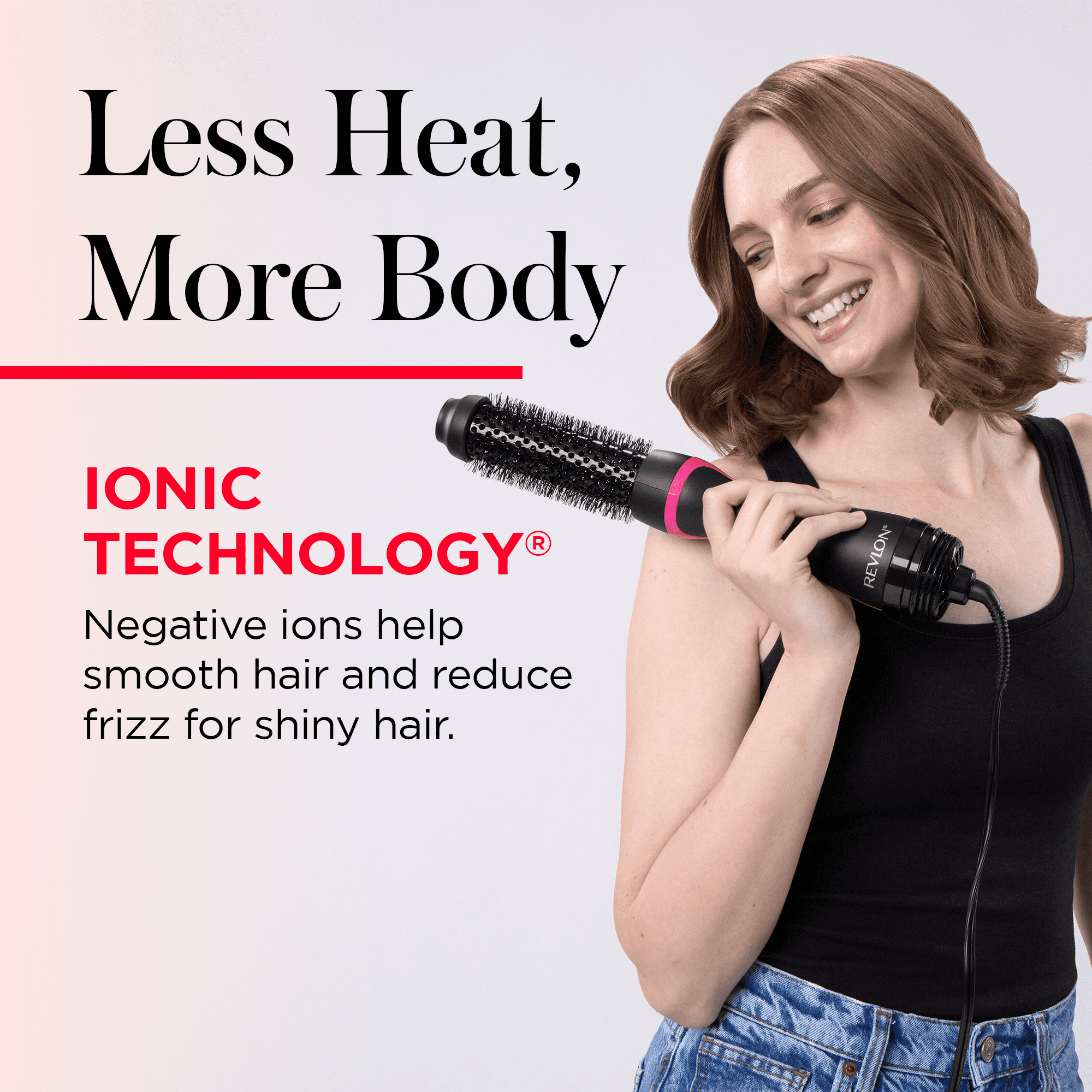 Revlon One-Step 1-1/2" Root Booster Round Hair Dryer, Black, Holiday Edition