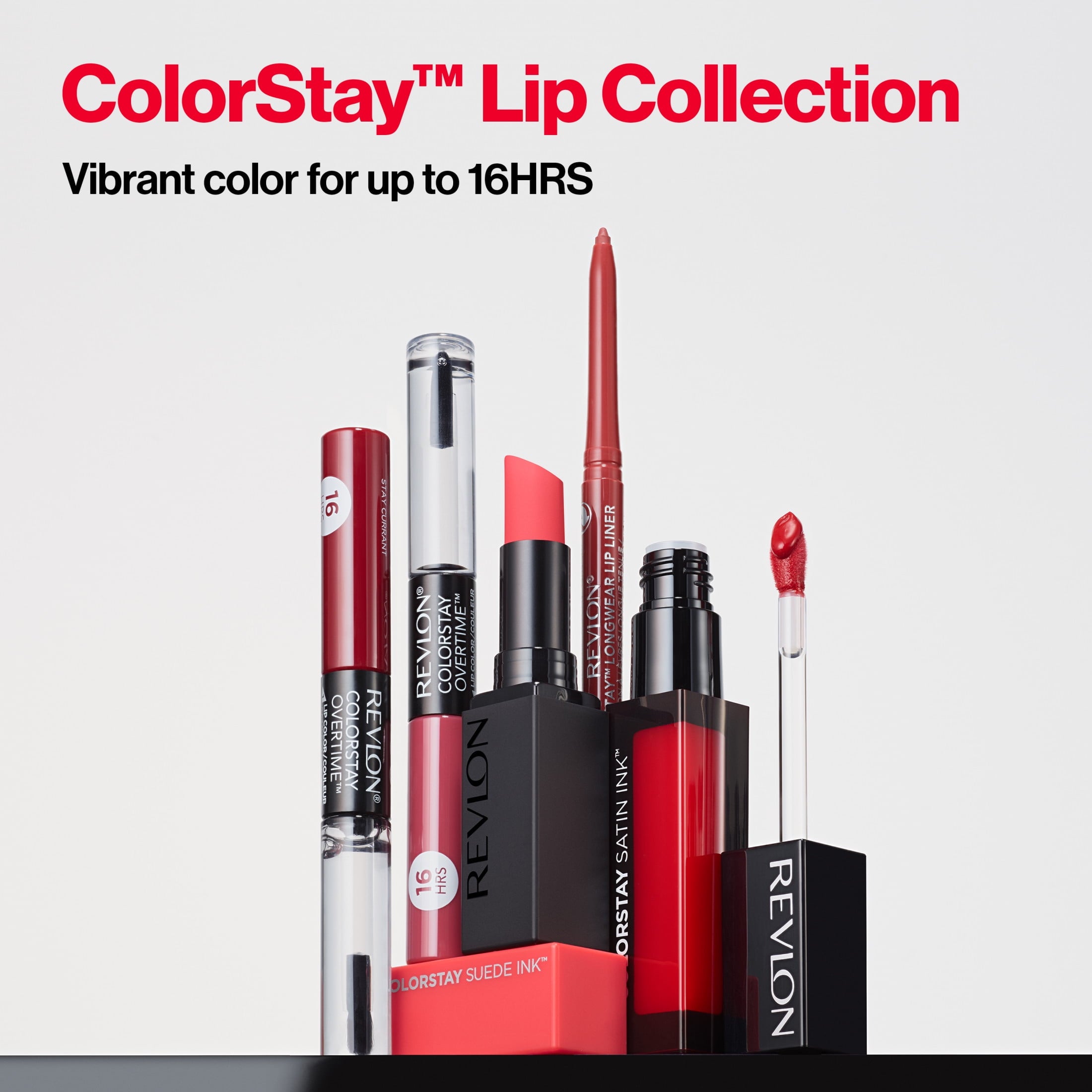 Revlon ColorStay Satin Ink Long Lasting Lipstick with Vitamin E, 007 Partner in Crime, 0.17 fl oz