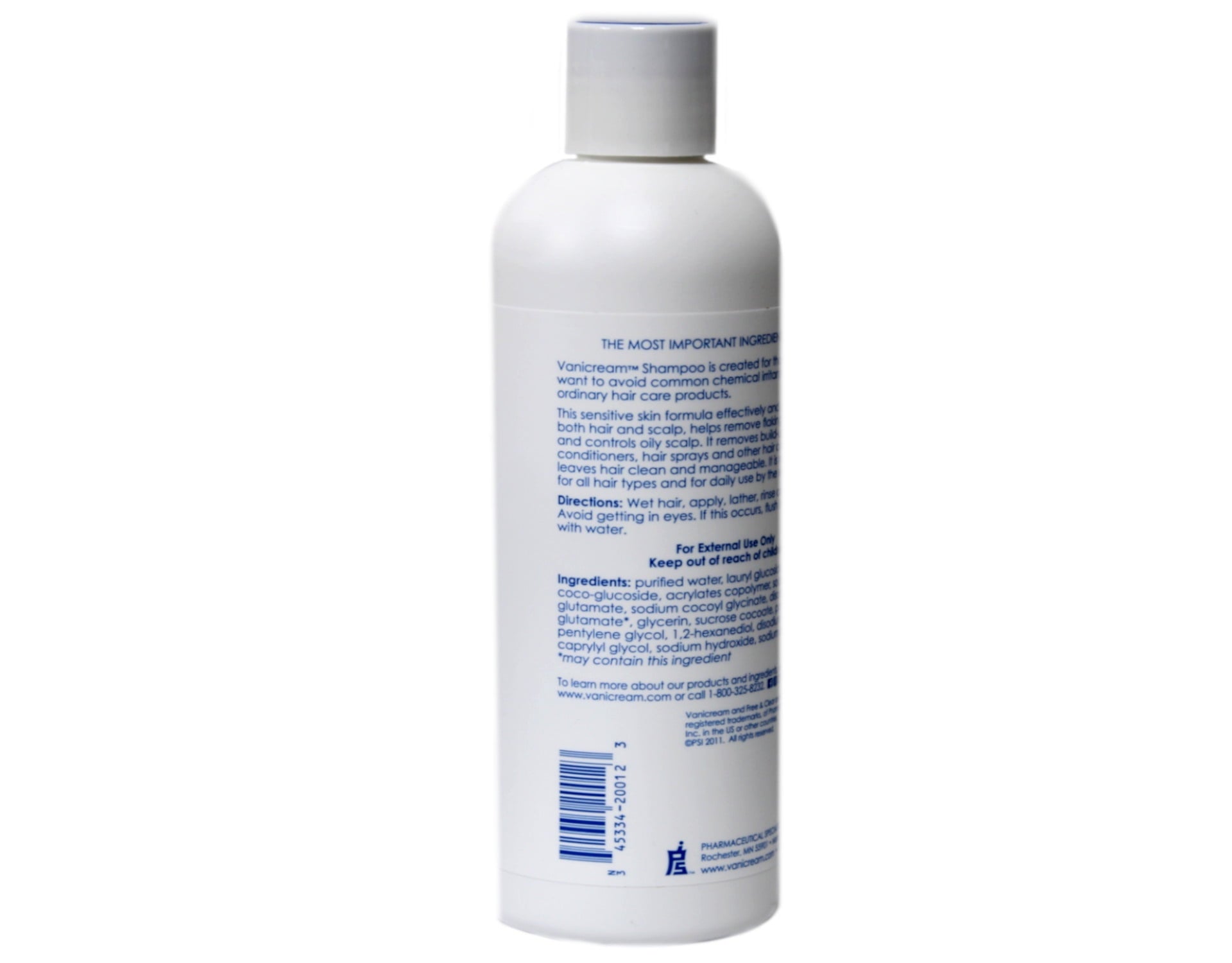 Vanicream Hair Shampoo for Sensitive Skin , 12 FL OZ (Pack of 6)