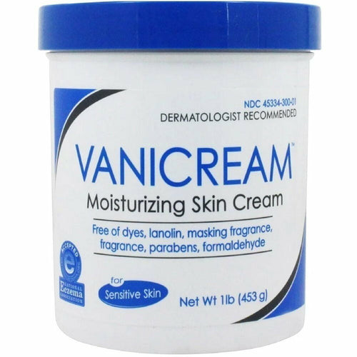 3 Pack - Vanicream Moisturizing Skin Cream for Sensitive Skin 16 oz Each