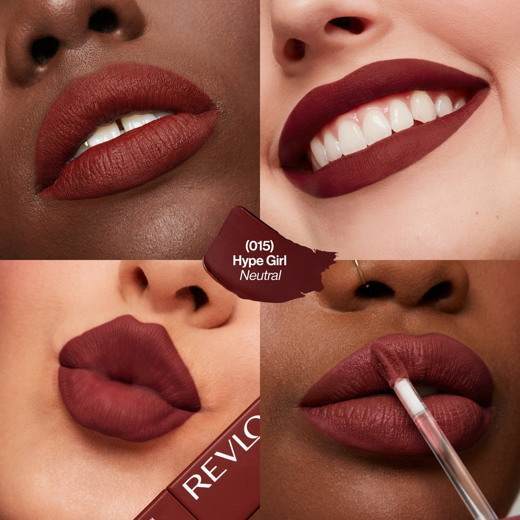 Revlon ColorStay Limitless Matte Liquid Lipstick, 24HR Wear, 015 Hype Girl, 0.17 fl oz