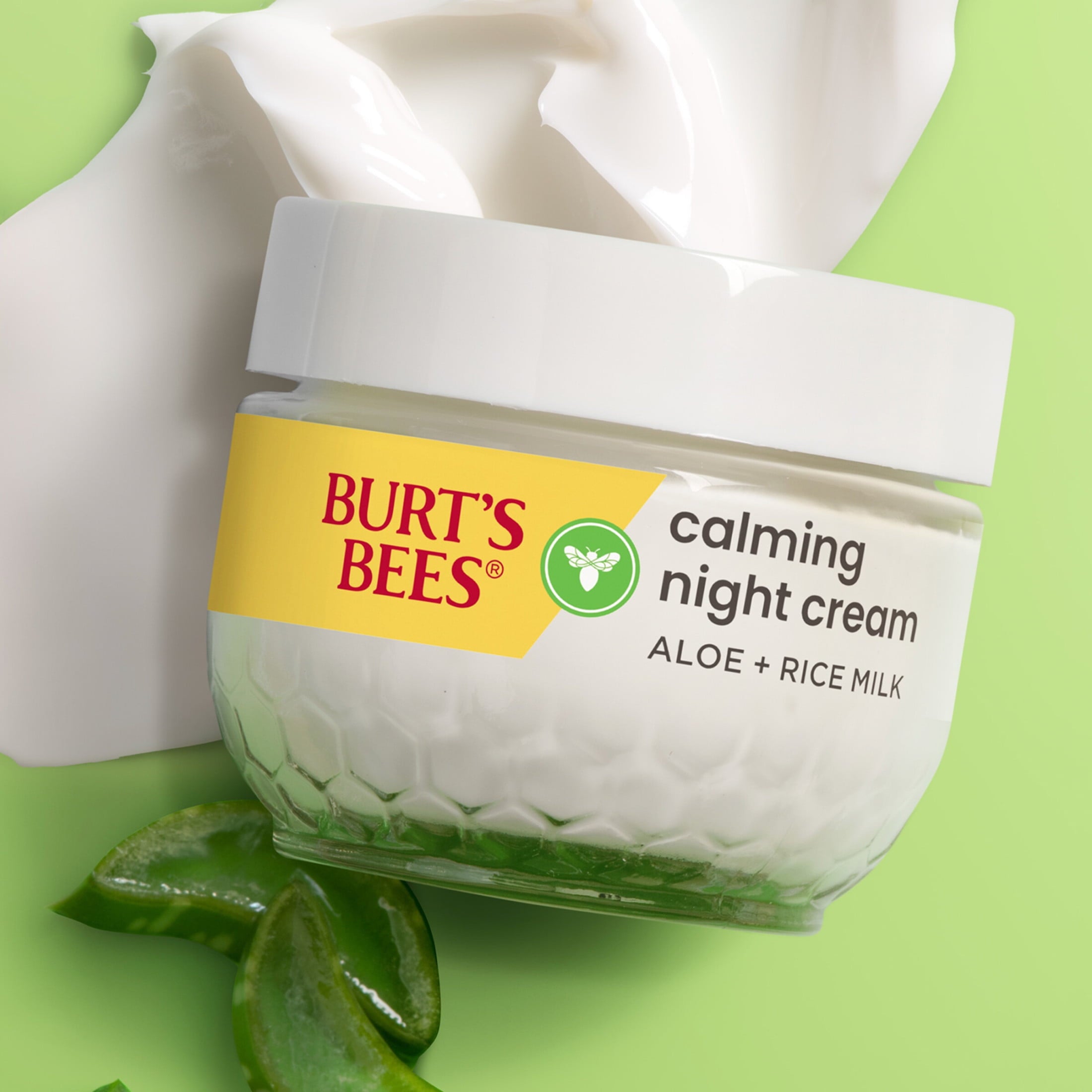 Burt's Bees Calming Night Cream, 1.8 oz. Tub
