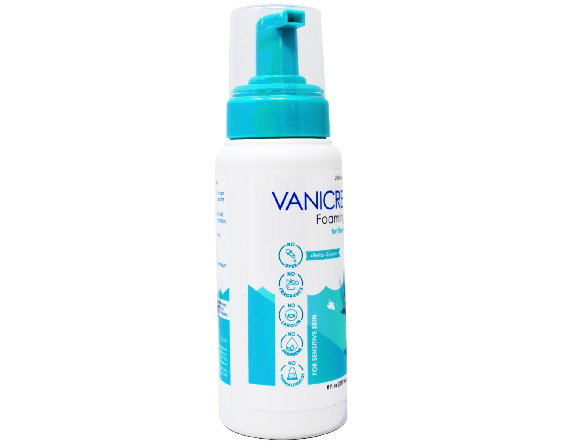 3 Pack - Vanicream Foaming Wash for Baby - 8oz - Formulated Without Common Irritants for Those with Sensitive Skin