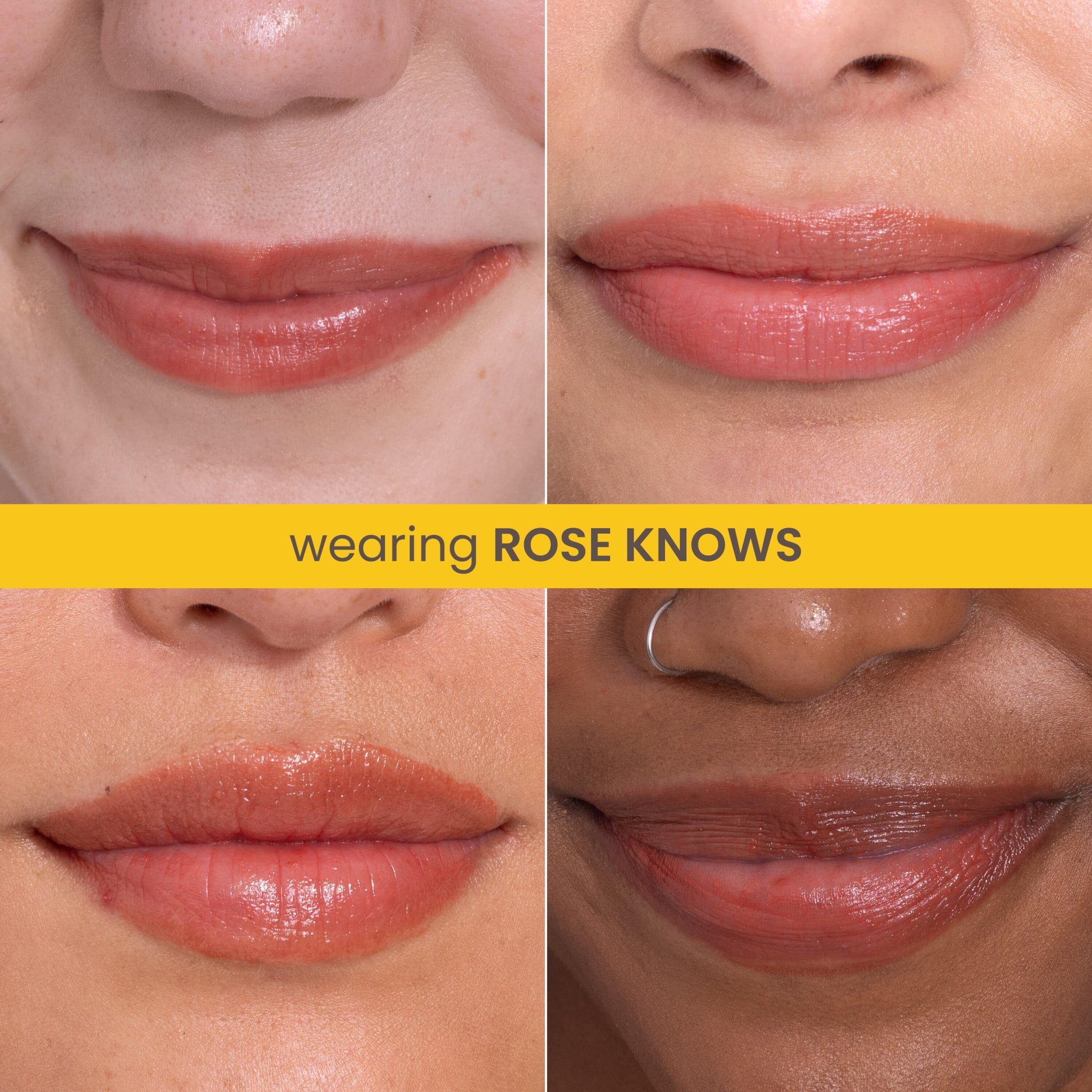 Burt's Bees Rose Knows Tinted Boosted Lip Balm, Natural Origin Lip Care, Moisturizing Lip Balm for Dry Lips, 1 Tube, 0.16 oz.