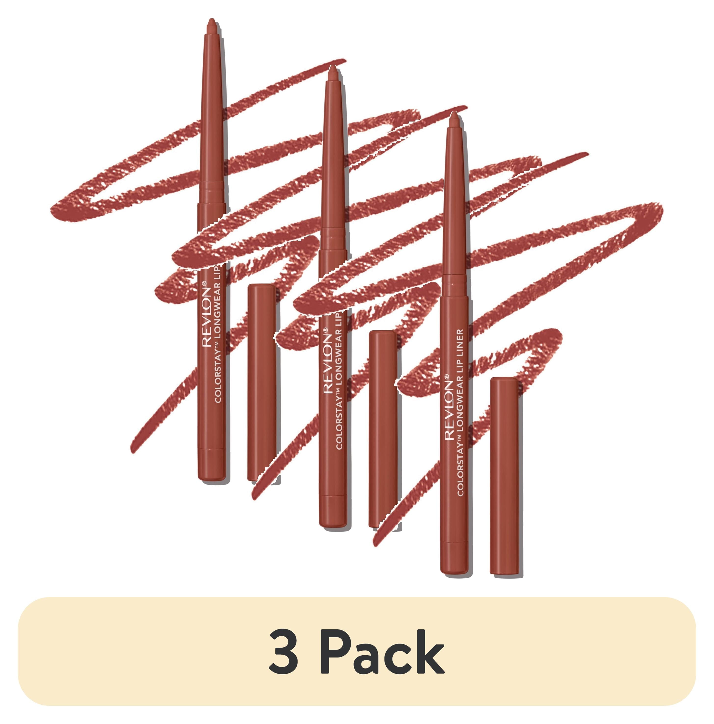 (3 pack) Revlon ColorStay Longwear Lip Liner Pencil, 635 Sienna, 0.01 oz