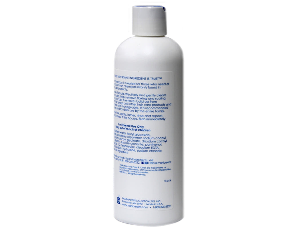 Vanicream Hair Shampoo for Sensitive Skin , 12 FL OZ (Pack of 6)
