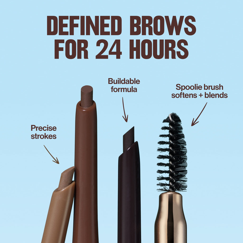 Revlon ColorStay Waterproof Eyebrow Pencil, Mechanical & Long Lasting, 210 Soft Brown, 0.021 oz