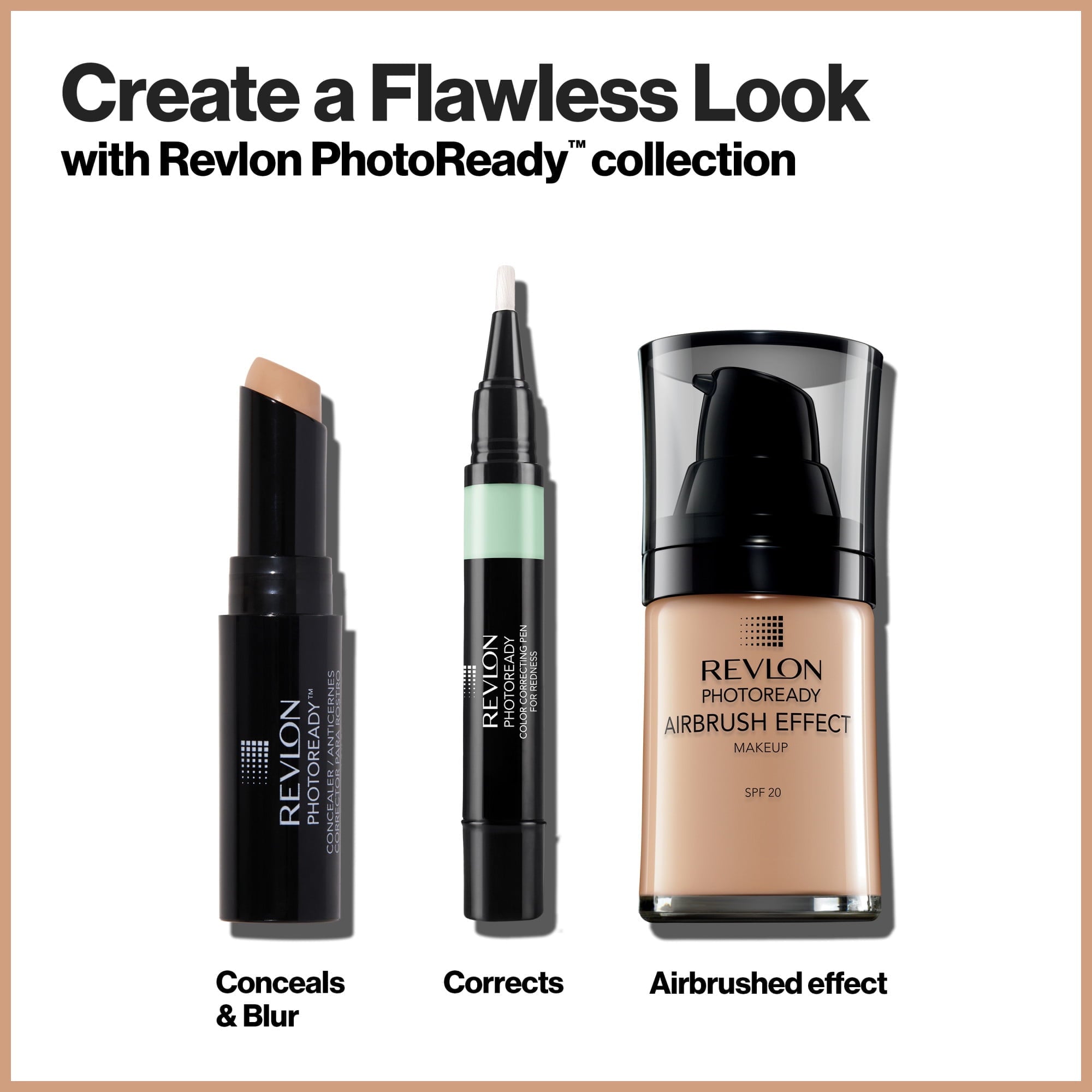 Revlon PhotoReady Stick Concealer Makeup, Medium Coverage, 004 Medium, 0.11 fl oz