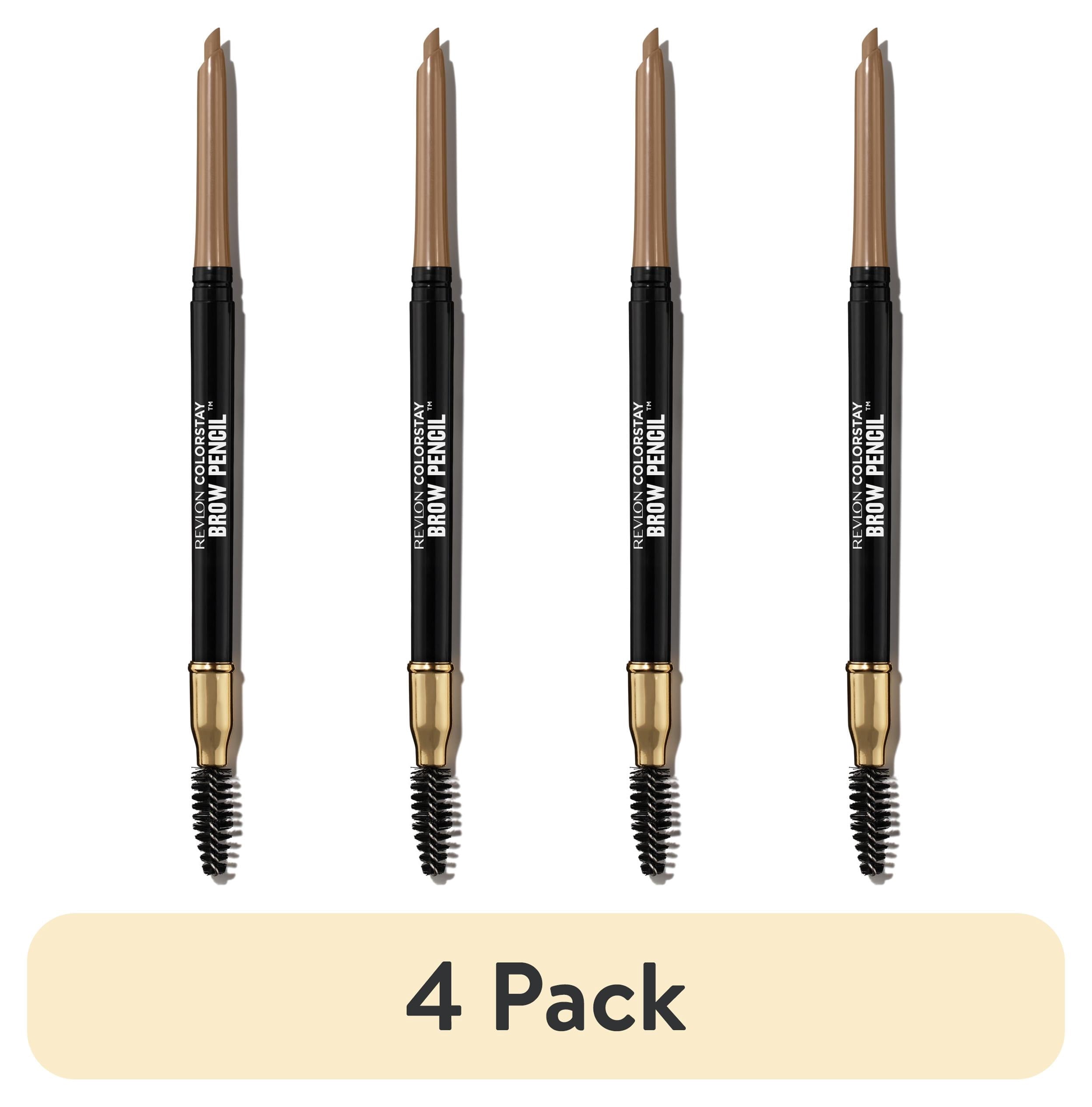(4 pack) Revlon ColorStay Waterproof Eyebrow Pencil, Mechanical & Long Lasting, 205 Blonde, 0.021 oz