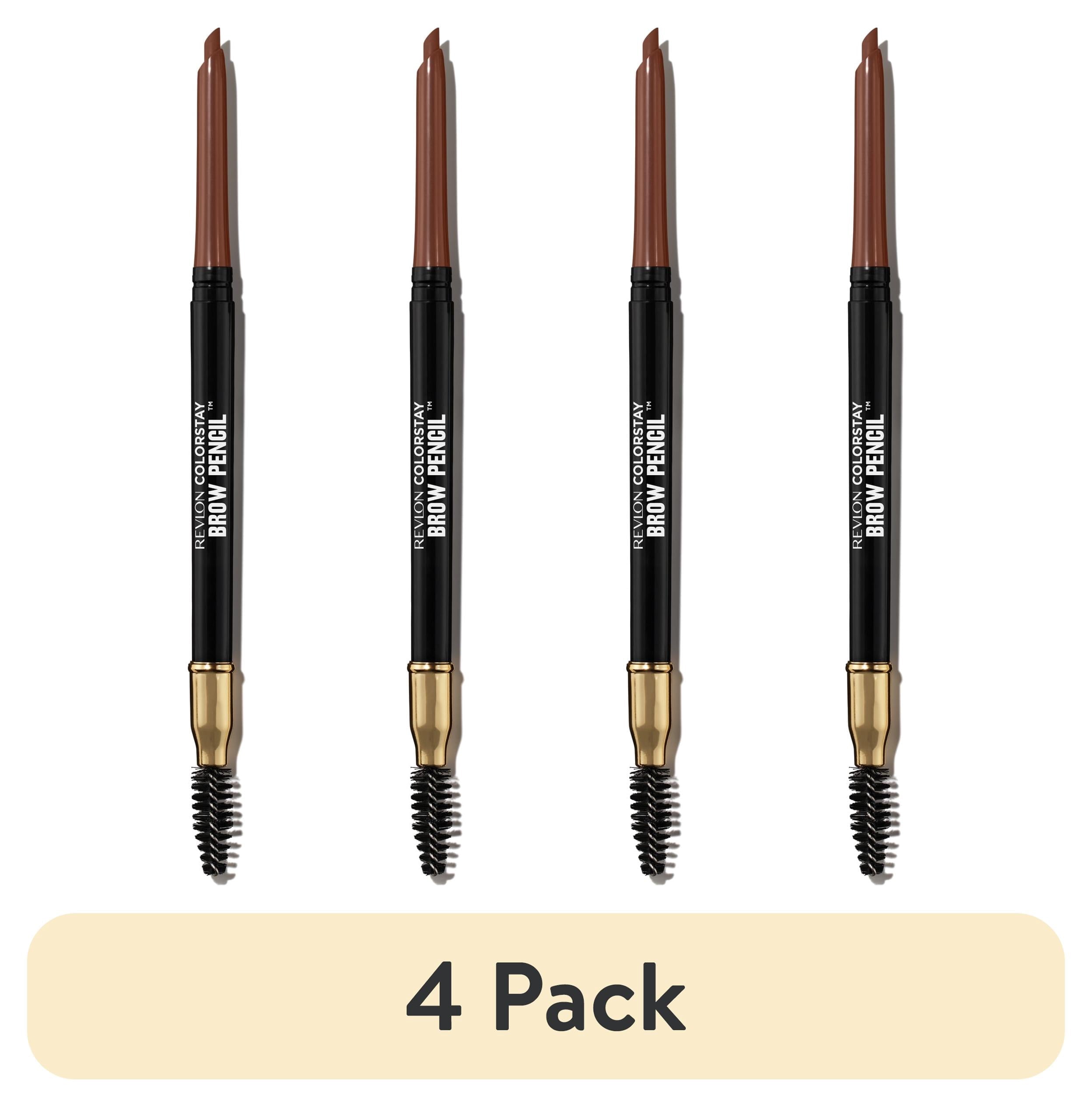 (4 pack) Revlon ColorStay Waterproof Eyebrow Pencil, Mechanical & Long Lasting, 215 Auburn, 0.021 oz