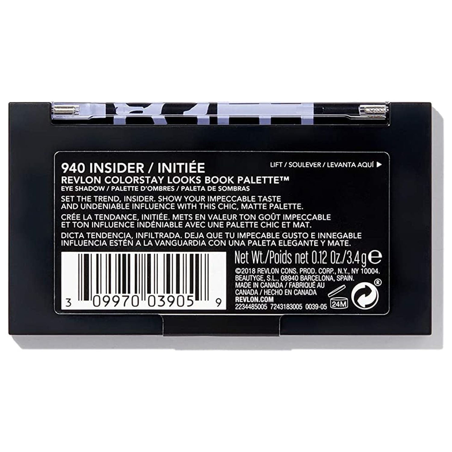 Revlon ColorStay Looks Book Eye Shadow Palette, 940 Insider, 0.12 oz