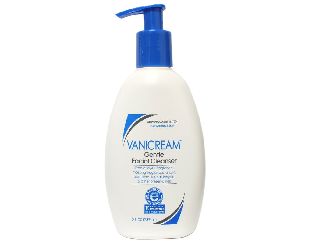 Vanicream, Gentle Facial Cleanser, For Sensitive Skin, Fragrance Free, 8 fl oz - 2 Pack