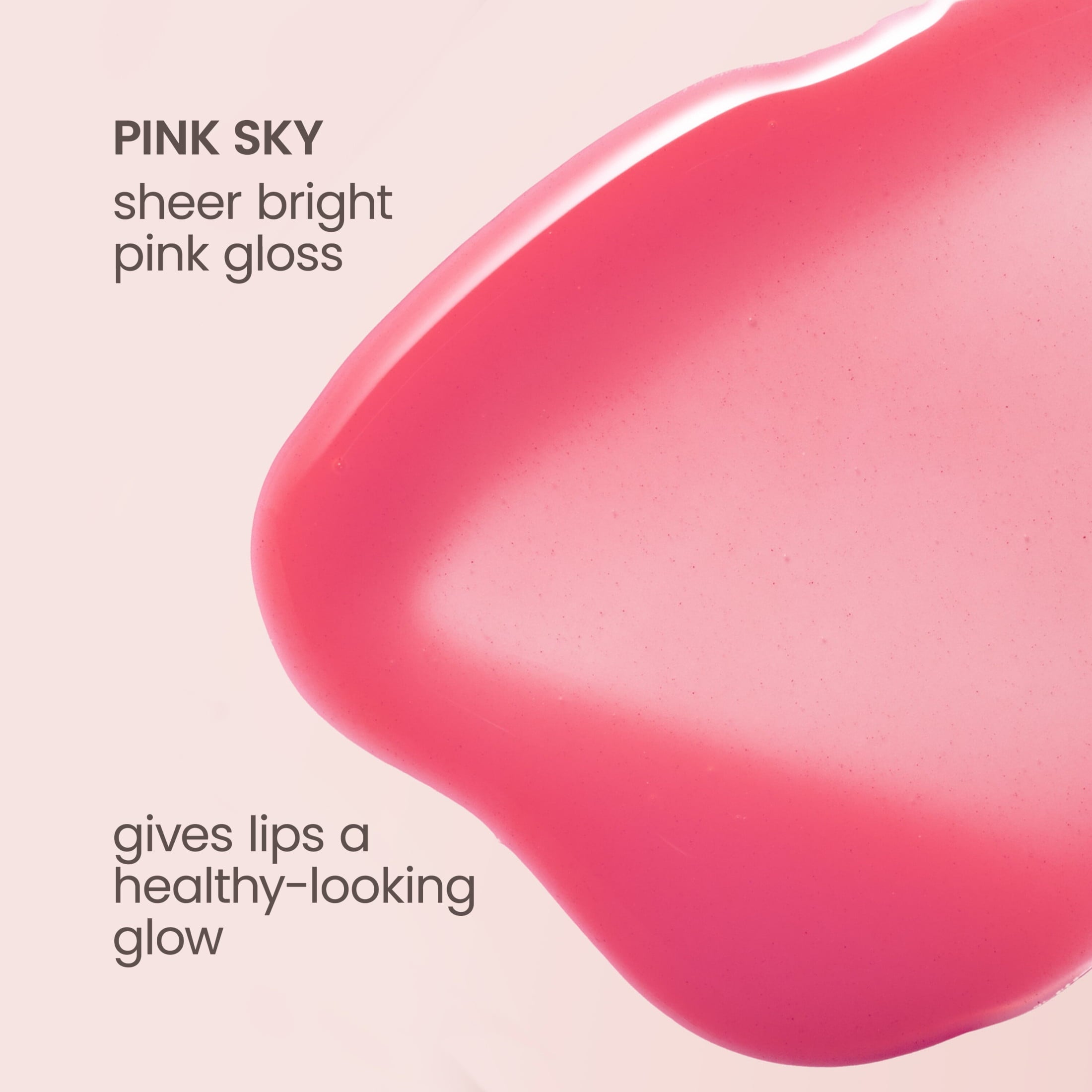 Burt's Bees Pink Sky Lip Oil Gloss with Wand Applicator, 0.15 oz.