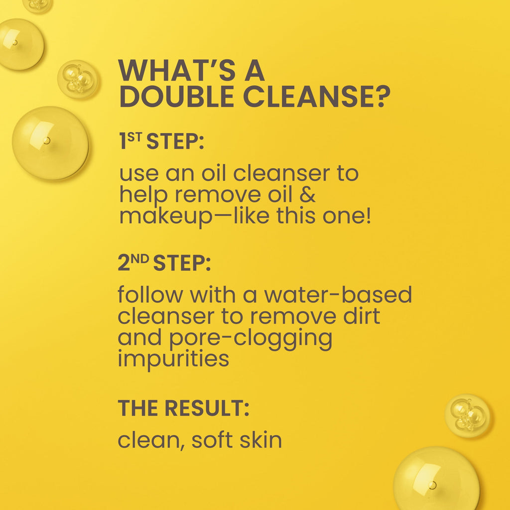 Burt's Bees Nourishing Cleansing Oil Face Wash with Coconut and Argan Oils, 6 fl oz