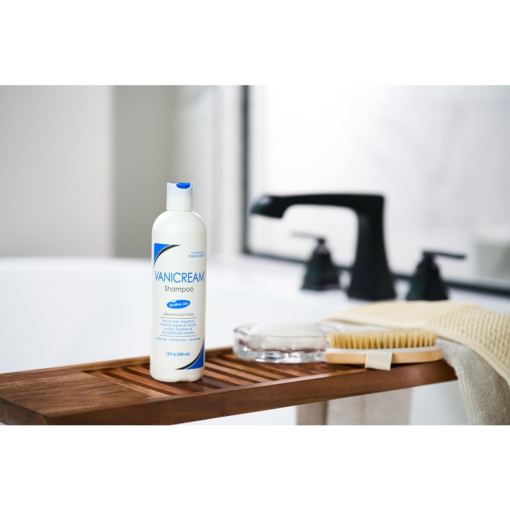 Vanicream Shampoo for Sensitive Skin, Sulphate Betaine and Gluten Free, 12 oz (Pack of 2)