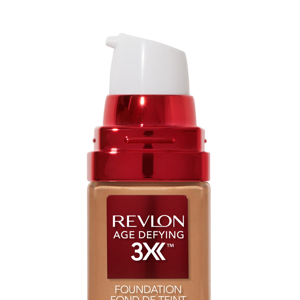 Revlon Age Defying 3X Cream Foundation Makeup, SPF 20, Early Tan, 1 fl oz