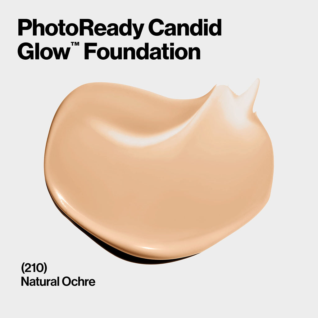 PhotoReady Candid Glow Moisture Glow Anti-Pollution Foundation, 500 Almond, 0.75 fl oz