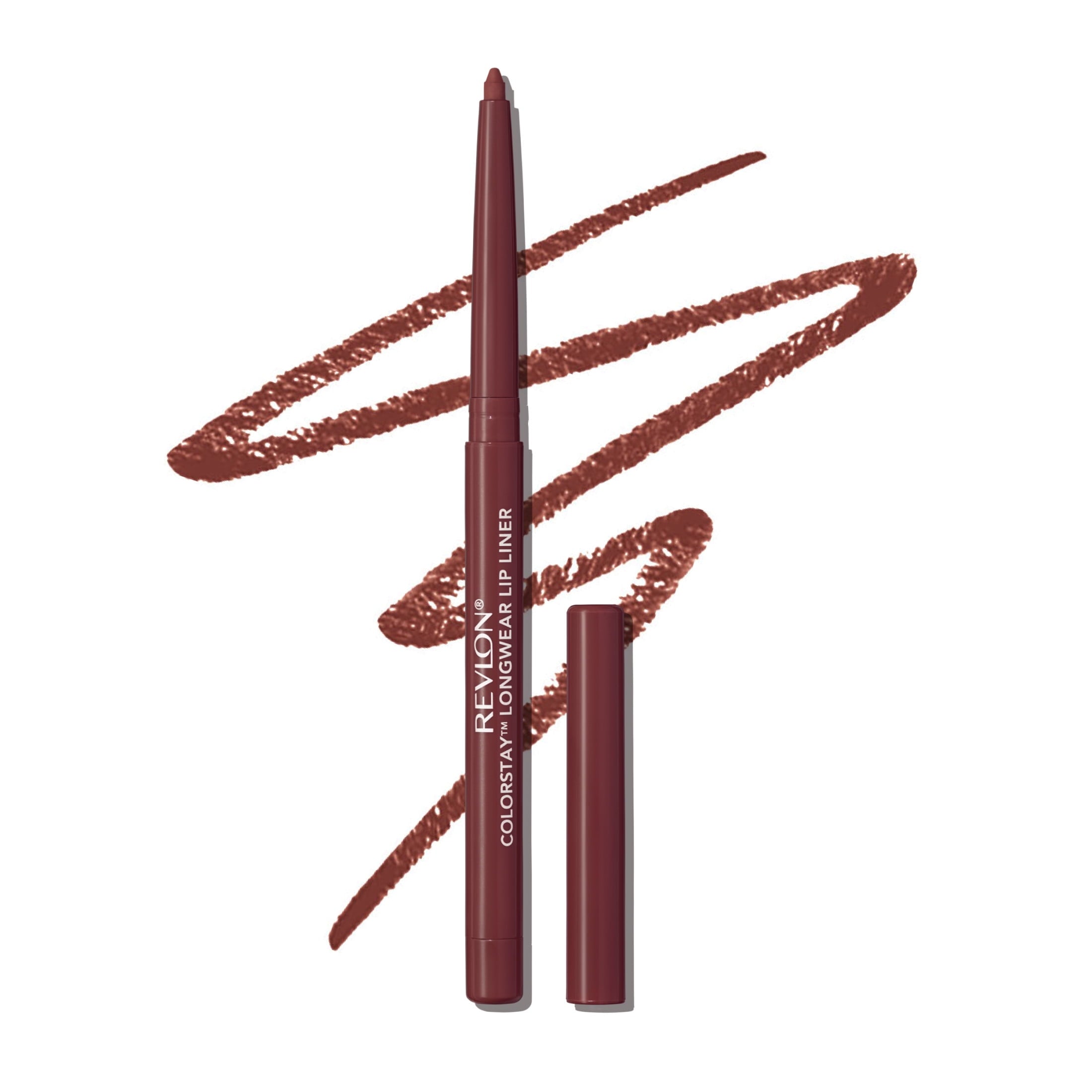(3 pack) Revlon ColorStay Longwear Lip Liner Pencil, 645 Chocolate, 0.01 oz